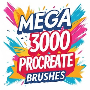 Ultimate Procreate Brush Bundle – 3000+ Brushes for Every Artist  All-in-One Procreate Brush Collection – 3000 Premium Tools