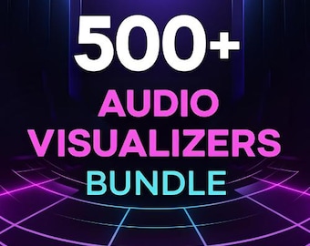 Ultimate 500 Audio Visualizers Pack for Premiere Pro Massive Audio Visualizer Bundle All-in-One 500 Audio Visualizer Pack Audio  Toolkit