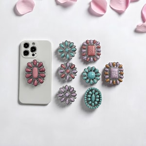 Handmade Pearl Phone Grip: Resin Phone Stand - Kindle & Tablet