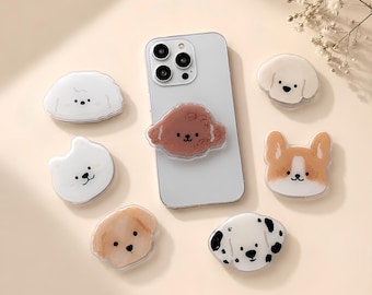 Telefoongreep hond - zelfklevend telefoonhandvat - universele compatibiliteit
