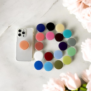 Bright Resin Phone Grip: Colorful Phone Stand & Holder
