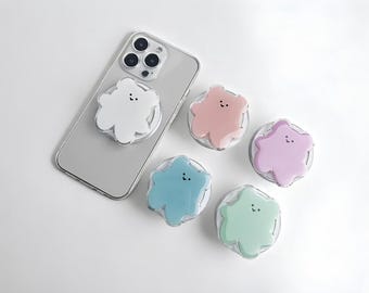 Resin Bear magnetische telefoongreep – kleurrijke telefoonstandaard