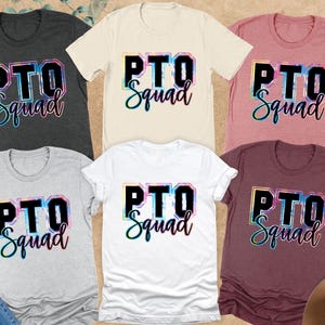 PTO Squad Shirt, Parent Teacher Organization Shirt, PTO Crew Shirt, School Shirt, Mama Shirt, PTO Association Gift, Student Support Tee