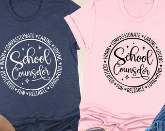 School Counselor Shirt, School Psychologist Shirt, Guidance Counselor Shirt, Therapist Shirt, Gift for School Counselor,Back To School Shirt