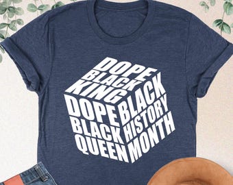 Black History Month Shirt, Black King Shirt, Black Queen Shirt, Black Pride Couple Gift, Black Lives Matter Tee, African American Woman Gift