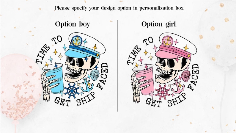 Comfort Colors® Time to Get Ship Faced Skull Shirt, Funny Couple Cruise Shirts, Cruise Vacation Tee, Honeymoon Shirt, Couple Matching Tee zdjęcie 2