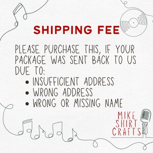 re shipping fee