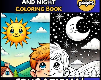 Tag und Nacht Wissenschaftsbuch für Kinder: Erdrotation STEM Aktivität (PDF druckbar)
