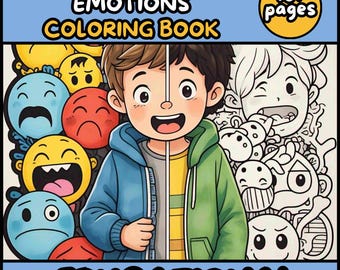 Arbeitsbuch für emotionales Lernen für Kinder: Wissenschaft der Emotionen, Achtsamkeitsaktivitäten (druckbares PDF) im Alter von 4-14 Jahren