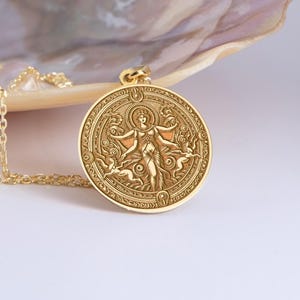 Silver Venus Necklace, Silver Venus Pendant, Goddess Charm, Aphrodite Necklace, Greek Mythology Pendant, Aphrodite Pendant