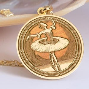 Silver Ballerina Necklace, Little Girl Jewelry, Ballet Dancer Jewelry, Dainty Women Charm, Dance Team Girl Jewelry, Ballet Lover