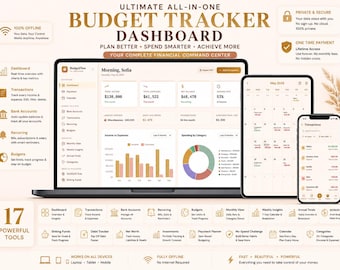 Budget Planner Web App | Expense & Income Tracker, Debt Tracker, Sinking Fund, 50/30/20 Rule, Net Worth | HTML Finance Dashboard