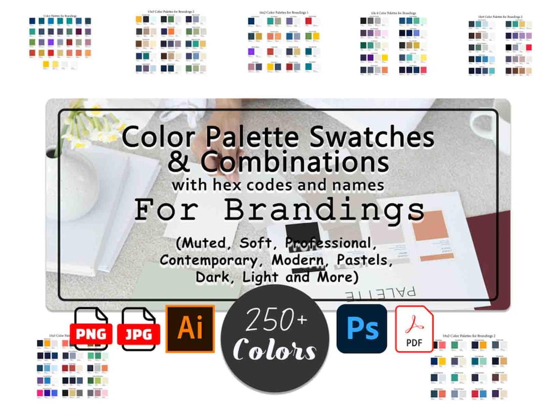 Branding Color Palette Combinations | 250+ Business Brand Colours With ...