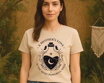 Witchy Mom T-Shirt: Mütter lieben Zauber, spirituelles heiliges Tee