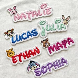 Winnie The Pooh Gestickter Aufnäher, Disney Decor für Jeans Tasche Sweatshirt, Pooh und Freunde Jacke Rucksack Patch