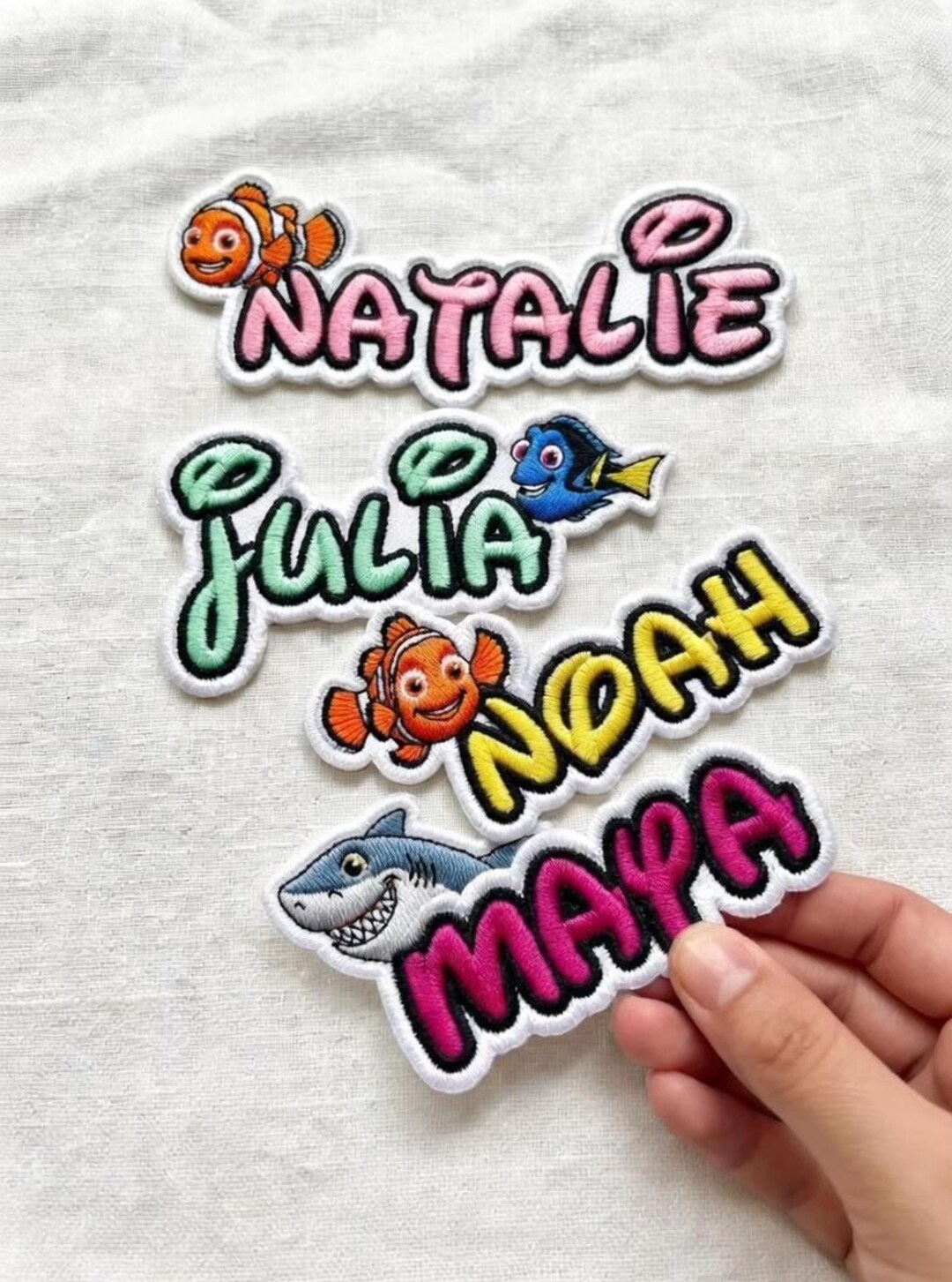 Nemo Patch Finding Nemo Embroidered Patch, Custom Name Iron on Patch, Disney Decor ...