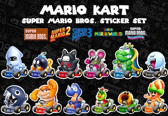 マリオカート スーパーマリオブラザーズ ステッカーセット
