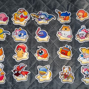 Sticker Air Ride Kirby Air Riders Sticker Set - Etsy