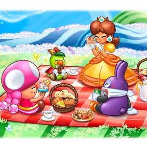 Picnic in the Flower Kingdom Print