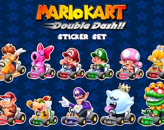 マリオカートワールド 新規キャラクターステッカーセット - Etsy 日本
