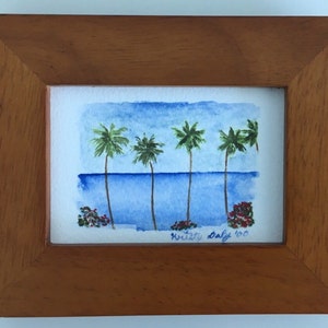 Tropical Watercolor - Miniature Giclee Print