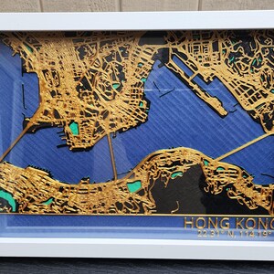 Plan de la ville de Hong Kong
