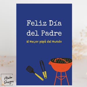 Feliz Dia Del Padre | Father's Day | Spanish Greeting Card | Spanish Card| Instant Download