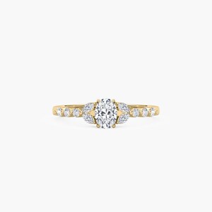 Oval Cut Moissanite Engagement Ring, Wedding Ring, 925 Silver, Diamond Ring, Promise Personalized Ring, Anniversary Ring ,Diamond Ring, Gift