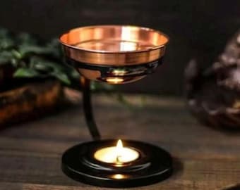 Copper Metalwork Incense Burner | Auran Fragrances Aromatherapy Bowl