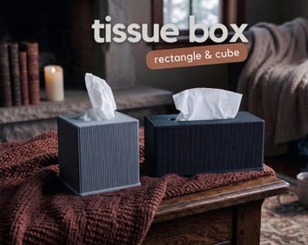 3D Printed Tissue Box Cover: Modern Design PLA Container