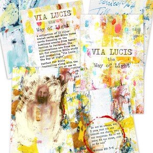 The Way of Light Via Lucis, a creative bible study / Bible journaling creative devotional kit image 9