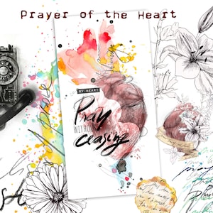 La preghiera del cuore: uno studio biblico creativo, un diario biblico devozionale creativo - download digitale