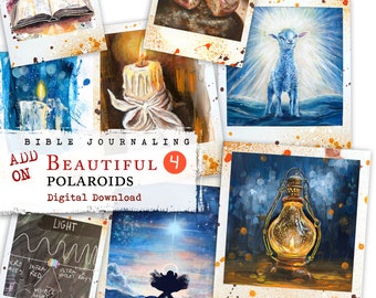 Beautiful 4: Light -  ADD ON - Polaroid images -digital download