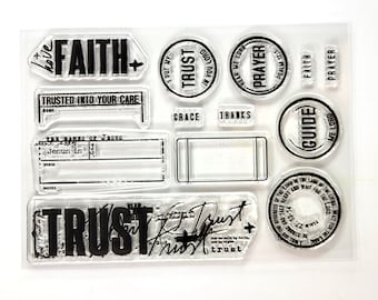 Beautiful Trust stamp set - kit elements