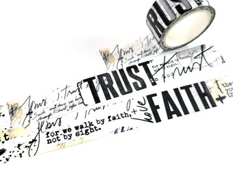 Vertrouwen en geloof-washi tape