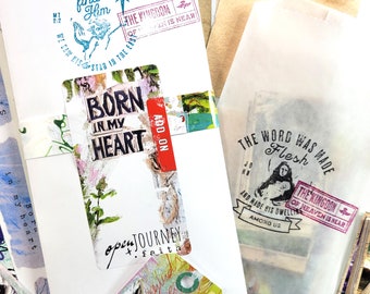 Born in my heart- ADD ON Bible journaling kit elements