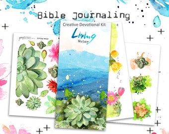 Living Water - a Bible journaling creative devotional -digital download