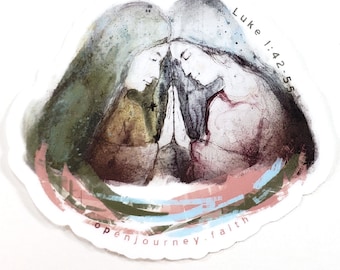 Die Heimsuchung - St. Mary and St. Elizabeth - Sticker