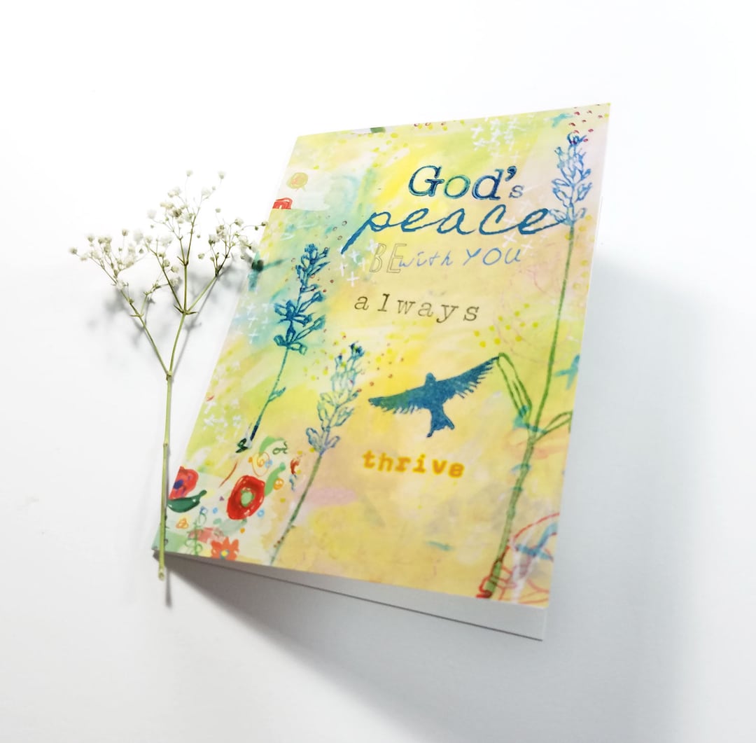 Note For Peace God's Peace Note Card 5x7 - Etsy