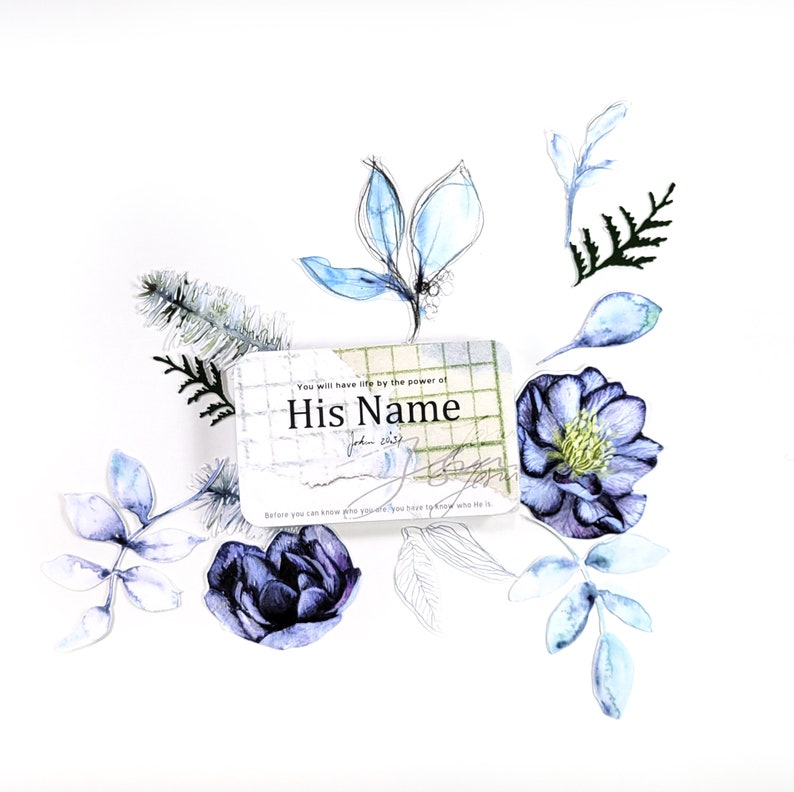 His Name 33 Names of Jesus card set with Bible verse references image 1