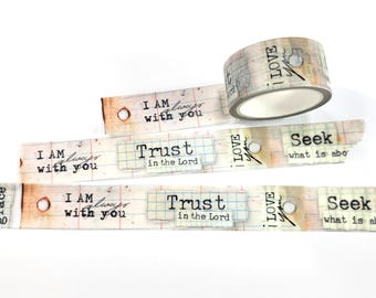 Glaube Worte 2 WASHI Klebeband