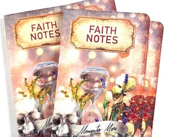 Memento Mori FAITH NOTES blank journal