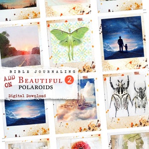 Bellissimo kit 2 Scopo e Bellezza ADD ON - Immagini Polaroid - download digitale