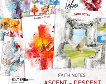 ASCENT-DESCENT- kit ** for Bible Journaling - Faith Notes series