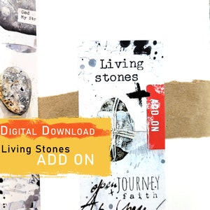 Living Stones ADD ON- Bible journaling supplies  - digital download