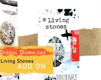 Living Stones ADD ON- Bible journaling supplies  - digital download