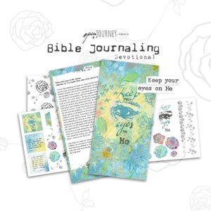 Houd je ogen op mij gericht - een creatieve devotionele bijbeljournaal - digitale download