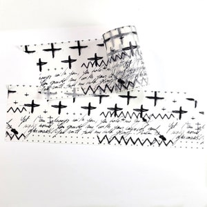 Crosses and Stitches- WIDE Washi tape