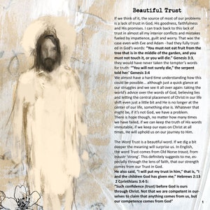Beautiful TRUST kit digital download image 4