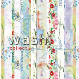 Washi Strips collection - digital download for bible journaling, card making and craft